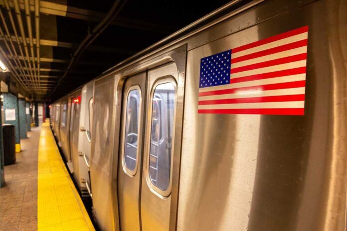 New,York,,Usa,-,April,5,,2019:,Subway,Train,Wagon