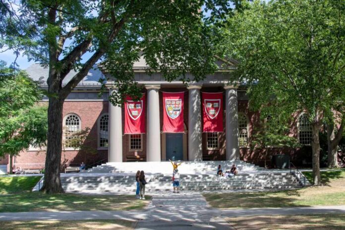 Boston,,Ma,,Usa-september,2022;,View,Over,Harvard,Yard,Of,Harvard