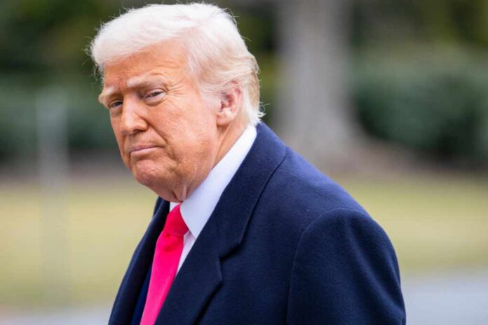 Washington,,February,22,,2025:,President,Donald,Trump,Arrives,At