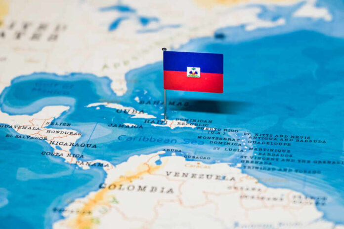 The,Flag,Of,Haiti,In,The,World,Map