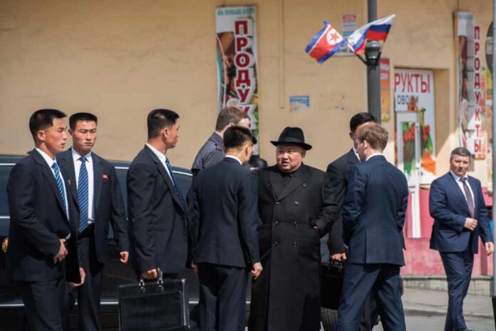 Vladivostok,,Russia,-,April,26,,2019:,Kim,Jong-un,Visiting,Of