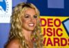 Britney Spears smiling at a music awards event