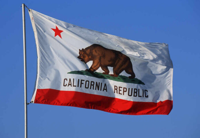 State,Flag,Of,California California state flag featuring a bear and a red star against a blue sky
