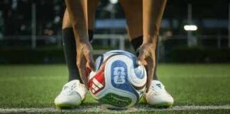 FIFA World Cup 26 poster with soccer ball in urban setting