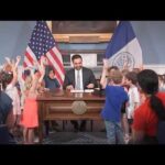 City Hall Clown Show: Bedtime ‘Banned’ NYC Mayor Zohran Mamdani Signs Mock Order Letting Kids Stay Up for NBA Finals 2026 | APT