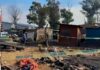 Bodies removed in Johannesburg after a dozen people killed by attackers in late-night mass shooting
