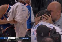KNICKS WIN NBA Championship - Final moments and on-court celebrations