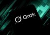 Lawsuit Exposes Grok’s Dark Side Smartphone screen showing the Grok logo on a dark tech-themed background