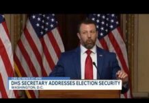 DHS Crackdown Threatens States DHS secretary addresses election security