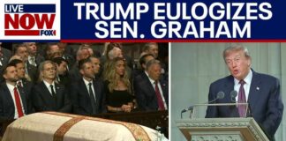 Trump Honors His Closest Senate Ally President Trump delivers eulogy at Sen. Lindsey Graham's funeral