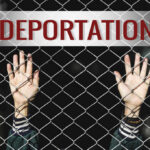State Pardon Couldn’t Stop Deportation Hands reaching through a metal fence with the word DEPORTATION above