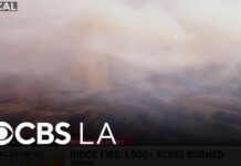 Interstate 5 CLOSED due to Ridge Fire burning in Gorman