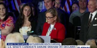 Sen. Darline Graham (R-SC) Victory Speech
