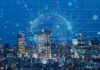 Silent AI Cull Hits First-Time Hires City skyline at night with digital network overlay
