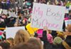 The Abortion Debate Just Got More Complicated Protesters hold signs at a crowded march