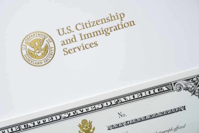 USCIS letter and partial naturalization certificate