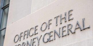 Office of the Attorney General building sign