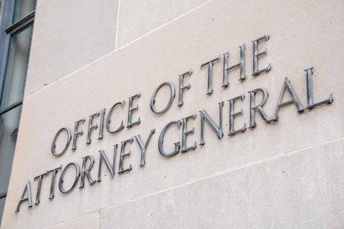 Office of the Attorney General building sign