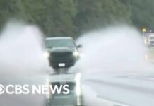 Tropical Storm Edouard makes landfall, drenching parts of Texas and Louisiana