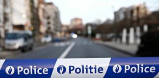 Social Media Bloodbath Near Centraal Police tape blocks a city street