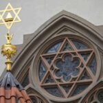 Teens’ Chilling Plan Targets Houston Synagogue Star of David atop synagogue roof with stained glass window