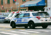 Bronx Bullet Shocks City, Protests Ignite Police car and ambulances outside emergency room entrance.