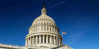 3 A.M. Raid Stops Capitol Nightmare United States Capitol dome against clear blue sky