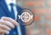 Campus Deaths Spark Opioid Panic Magnifying glass held by person in suit showing FDA badge icon
