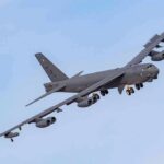 Terror Plot Empties U.S. Bomber Hub Military bomber aircraft banking in flight