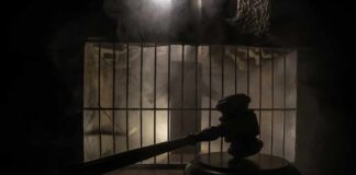 Florida’s Chilling Volunteer Execution Judge’s gavel in silhouette before prison bars